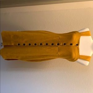 Petite Madewell Button Front Tank Dress